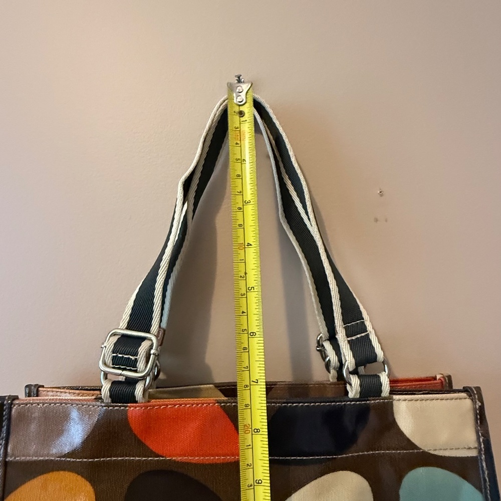 Orla Kiely Brown and Multi Stem Tote - Picture 7 of 7